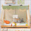 Lit maison avec tente et lumière, parfait pour les jeux imaginatifs et le sommeil confortable, idéal pour les chambres d'enfants-208926203-208926202