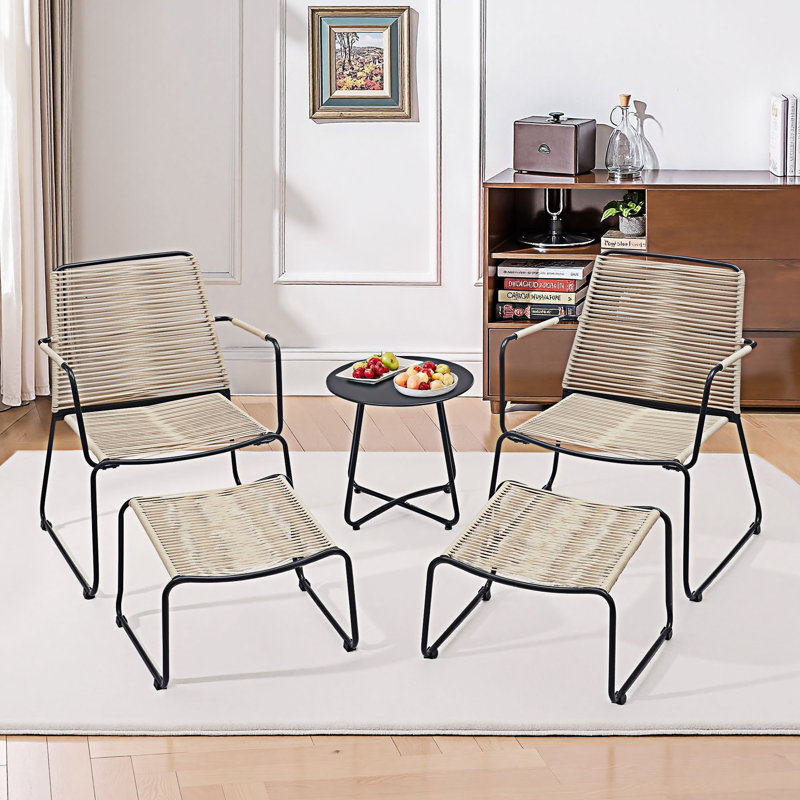 5 Piece Patio Conversation Set