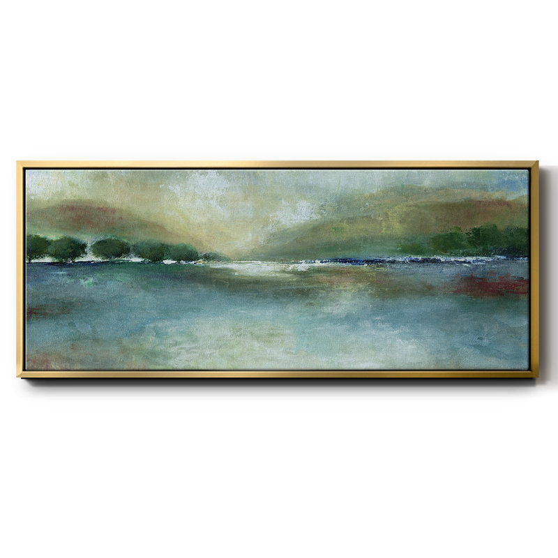 Mountain Pass- Framed Canvas, 20" H x 50" W