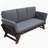 63'' Wide Acacia Loveseat with Cushions-472787475