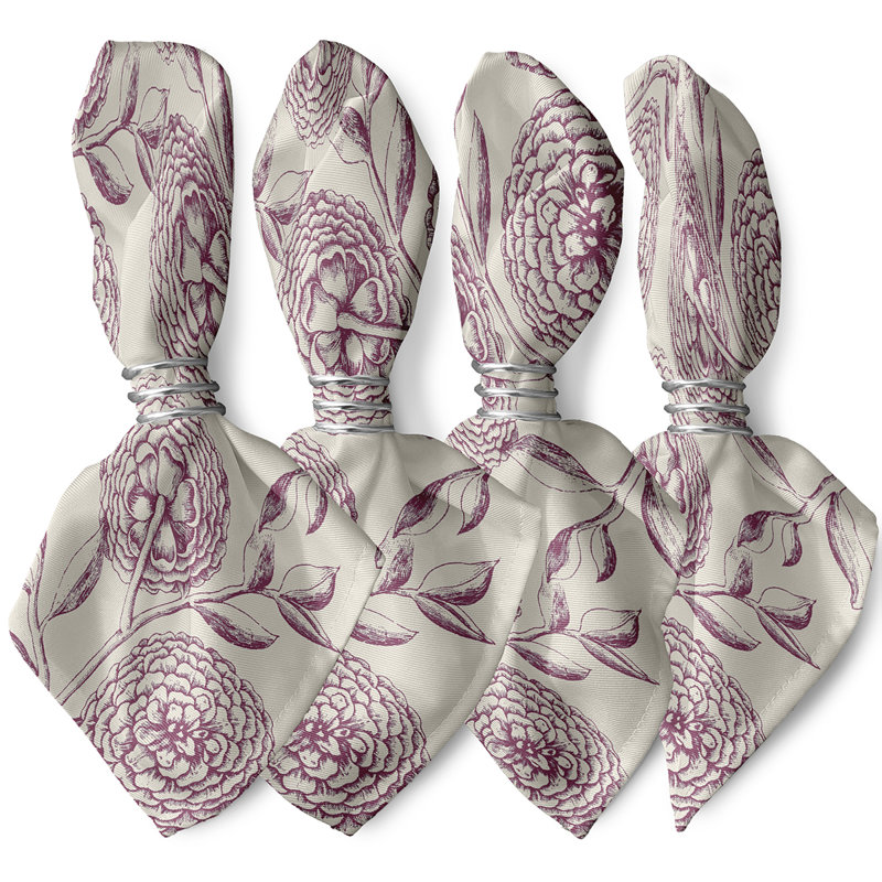 Ensemble de serviettes 4 pièces Pilla, Mauve