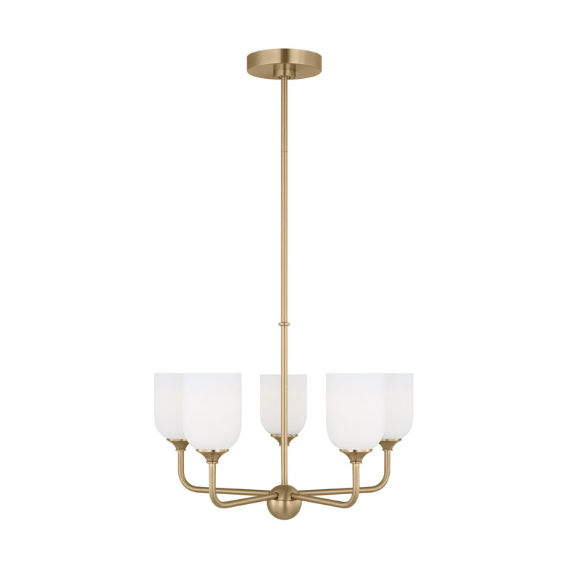 Emile Medium Chandelier from Generation Lighting , Gold, No