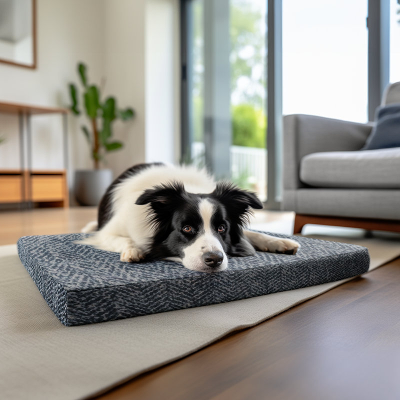 Tapis pour chien 100% lavable pardon par Snoozer, Moyen (l 35 po x P 22 po x H 2 po), Tourterelle Palmer