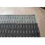 Gray Hand-Knotted Wool Dotted Linear Bands Geometric Modern Contemporary Carpet Rug-1618170231
