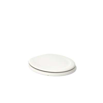 Stonewood Compression-Moulded Wood Toilet Seat with Colour-Matched Plastic Hinges