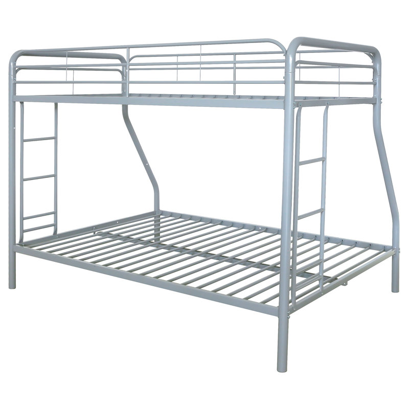 Gentry Twin Over Full Bunk Bed, Silver