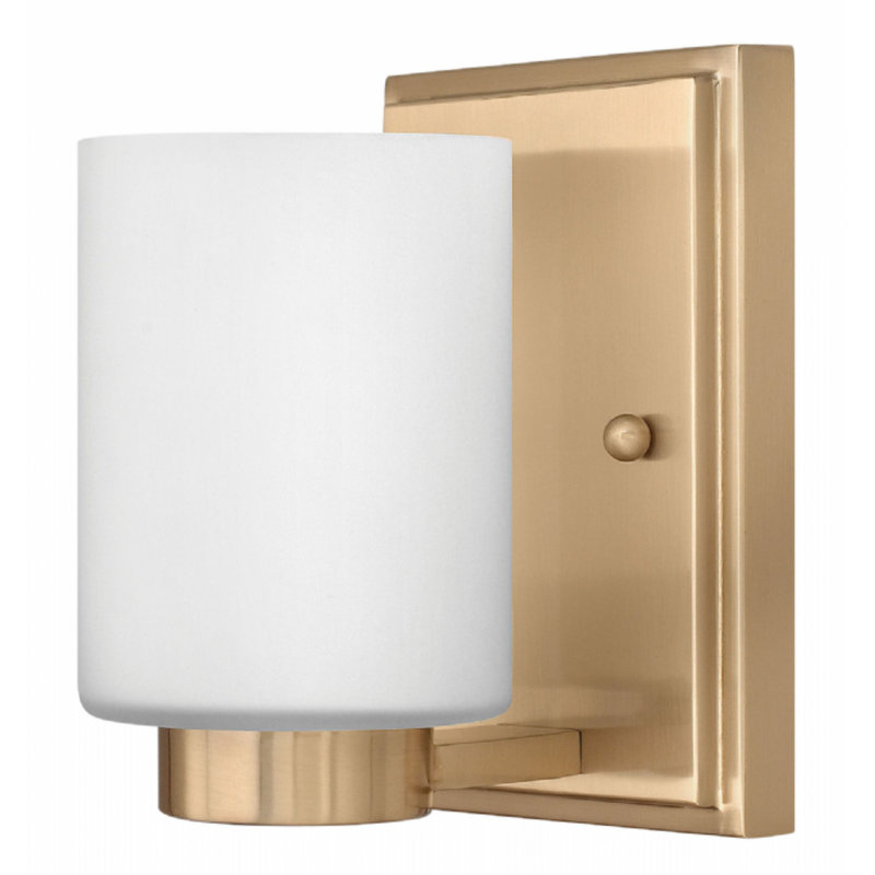 Akiharu Dimmable Bath Sconce, Brushed Nickel, Halogen
