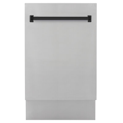 Autograph Edition 18"" 51 dBA Built-In Button Control Dishwasher -  ZLINE, DWVZ-304-18-MB