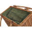 Wicker Tweed finish Picnic Cooler Basket