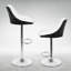 Tabouret de bar réglable en cuir Calvyn-748076458-765908529