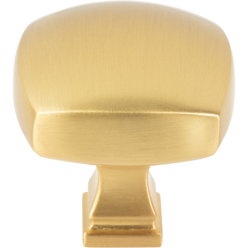 Audrey Square Knob, Brushed Gold