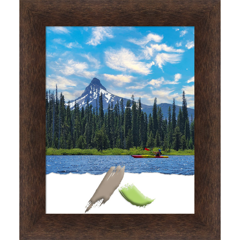 Stillas Brown Wood Picture Frame, 16'' W x 20'' H