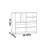 Modern simple furniture bookcase