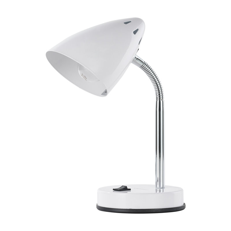 Strother Metal Desk Lamp, White