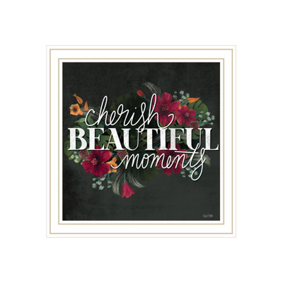 Cherish The Moments Framed Wall Art for Living Room, Home Wall Decor By House Fenway