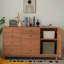 Armoire d'appoint en bois de cerisier moderne simple