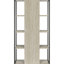 Bibliothèque en bois blanc blanchi à 4 tablettes | Idée de cadeau