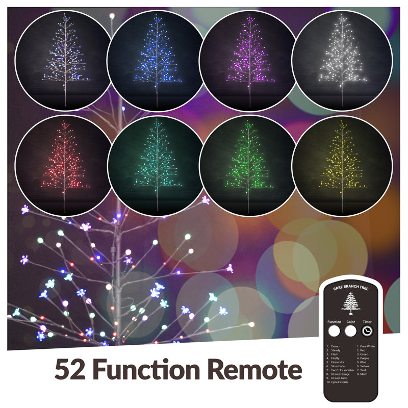 84'' Lighted Trees & Branches