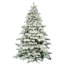 Flocked Alaskan White Pine Artificial Christmas Tree-65258489
