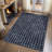 Modern Area Rug Checkered Rug Washable,Non-Slip Carpet for Living Room,Bedroom,Kitchen,Hallway mark Resistant Indoor Floor Mat-143821244-143821184