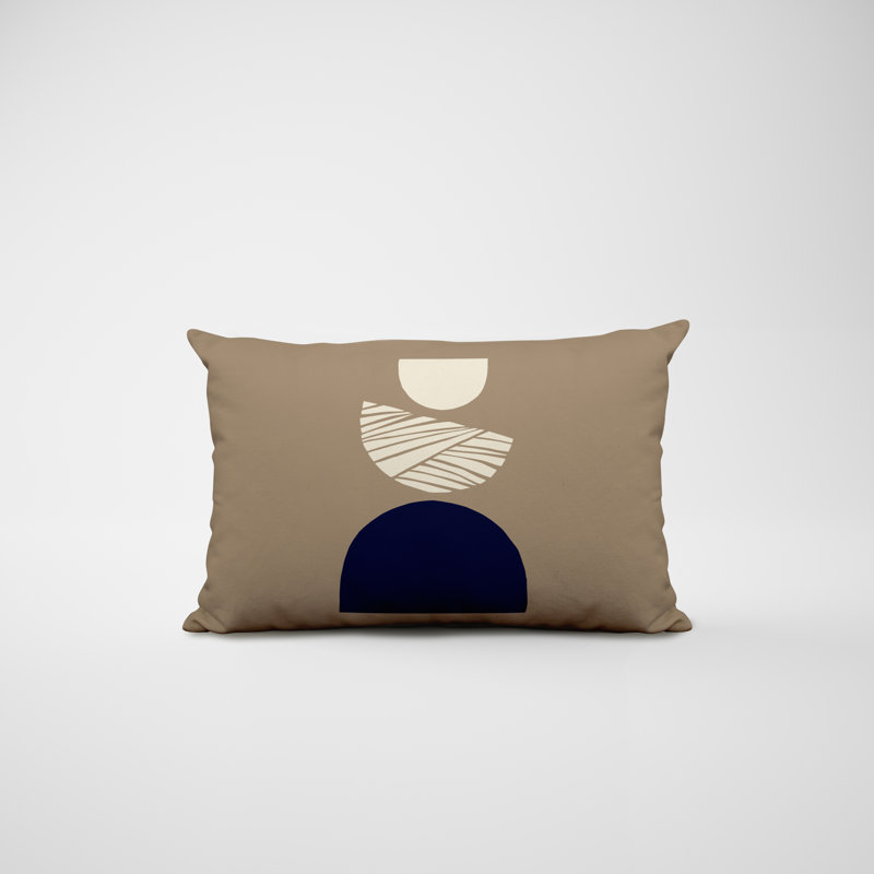 Polyester / Mélange de polyester Housse de coussin rectangulaire intérieure / extérieure lombaire et insert