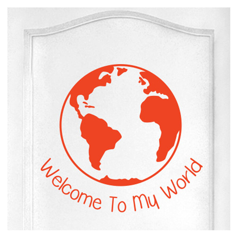Wall Decal, Orange