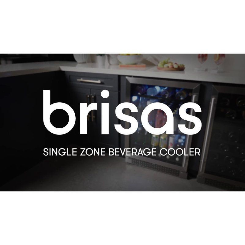 Zephyr 24-Inch Stainless Steel Undercounter Beverage Cooler