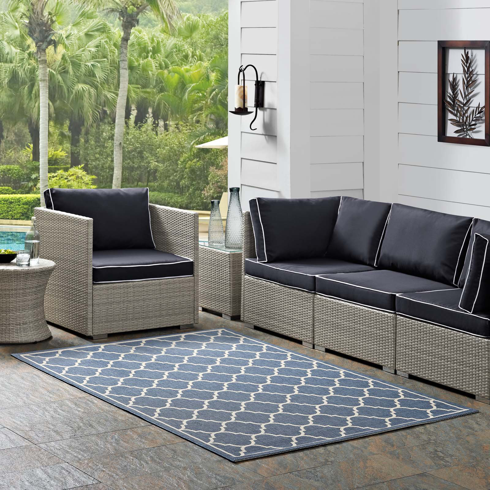 Winston Porter Avena Moroccan Quatrefoil Trellis 4x6 Indoor and Outdoor ...