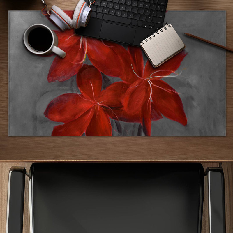 Asiatic lily - 14.00"x24.25" Desk mat