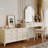 74.8"French-style integrated dressing table with a vanity mirror-1641848152