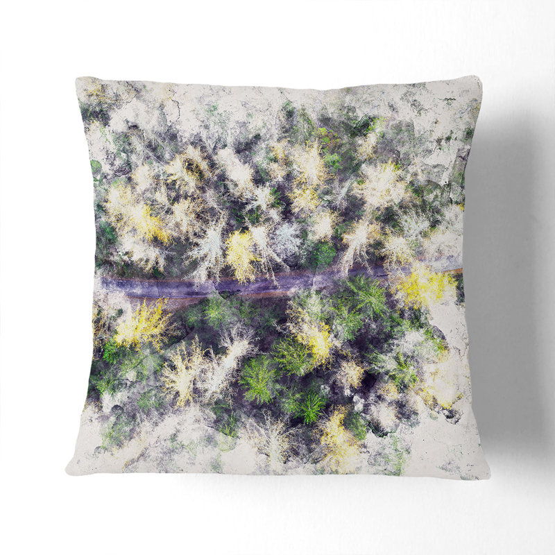 Forest in Austria Cushion with Filling, 55cm H x 55cm W x 20cm D