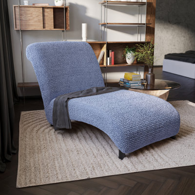 Stretchy Slipcover for Armless Chaise Lounge - Easy to Clean & Durable - Microfibra Collection
