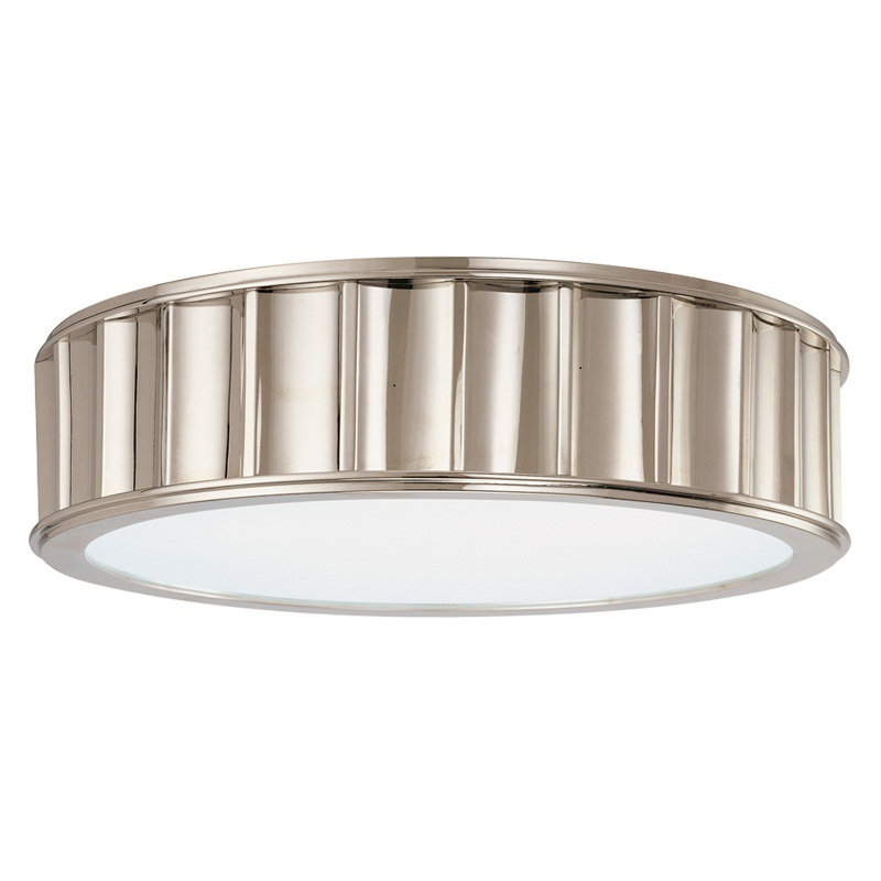  Middlebury 2 - Light Flush Mount, Polished Nickel, 4"H x 16"W