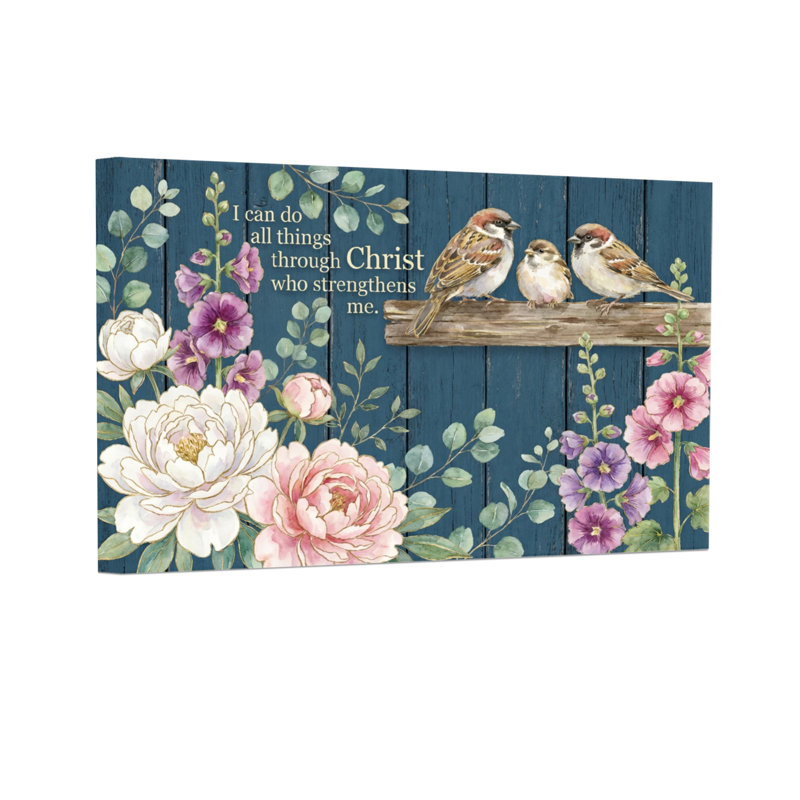 Texte et chiffres, oiseaux floraux, bois, fond, écriture, H 16 po x l 24 po