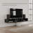 Floating TV Stand, Entertainment Center With LED Light, Solid Wood, Fully-Assembled-1487310374-1487310373