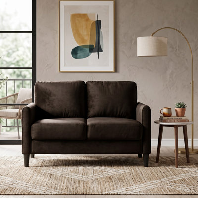 Upholstered 53.9'' Reception Loveseat