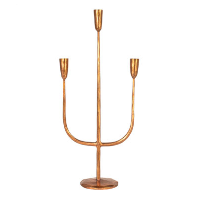 Handcrafted Metal Candelabra