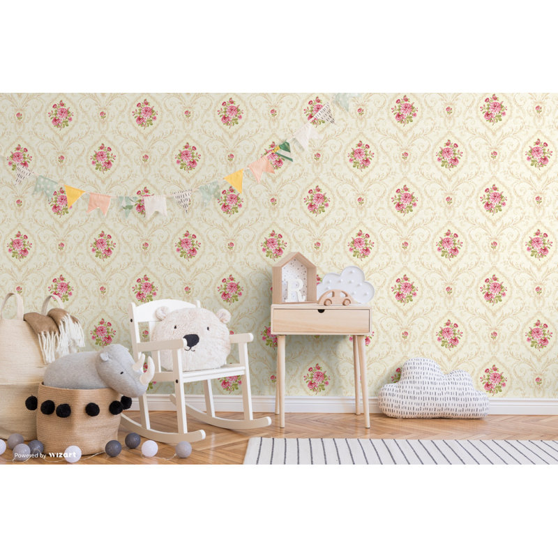 Melandra 10m x 53cm Wallpaper Roll, Pink