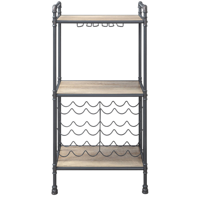 Wine Rack With Stemware Rack