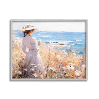 " Classic Woman By Shore Single Picture Frame " by RB