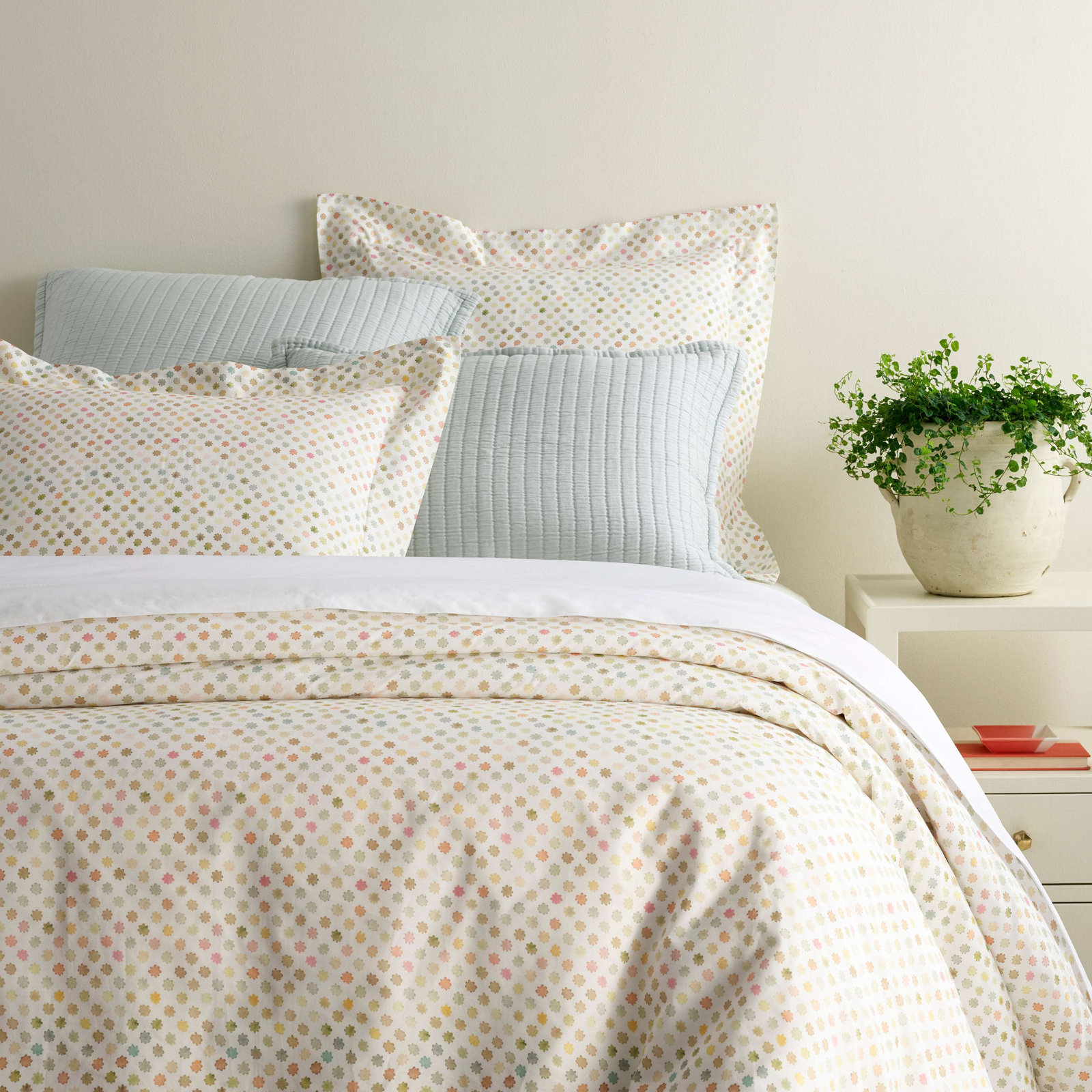 Boyfriend Cotton Shams, Standard, Sky