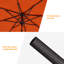 Parasol de marché éclairé 108 po Donza-1610381120