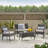 KD WICKER 4 PC CHAT SET