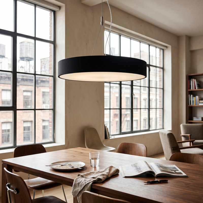Caprice 1 - Light LED Pendant, Black/White