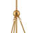 4-light Modern Luxury Single Pendant Light With Tapared Glass Shade-501006718-501006691
