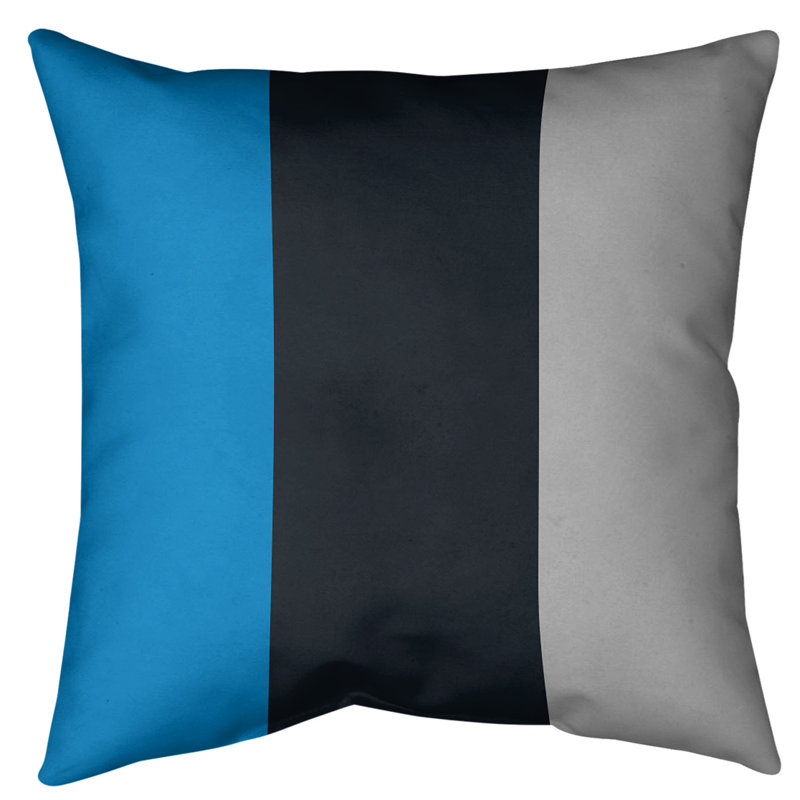 Housse de coussin , 18 po x 18 po, Argenté, Polyester filé
