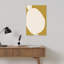 Organic Shapes Abstract Contemporary Minimalist Wall Art Print 1 Piece Wrapped Canvas Wall Art-490122324