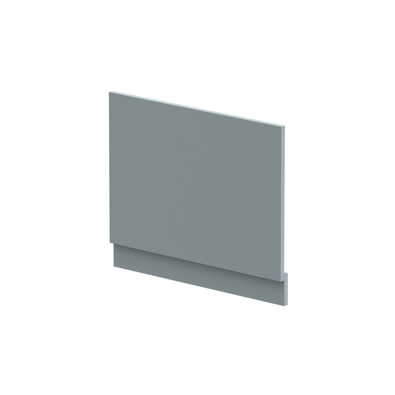 700Mm Bath End Panel & Plinth, Matt Coastal Grey