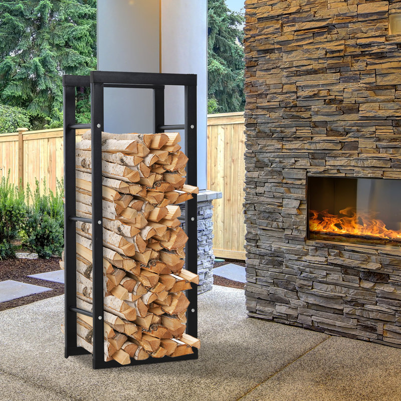 Capote 15.75'' W Metal Log Rack