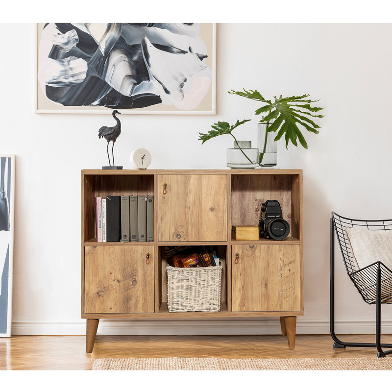 Buffet de 44,88 po de largeur Dacheng, Brun pâle